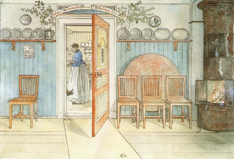Carl Larsson Old Ann china oil painting image